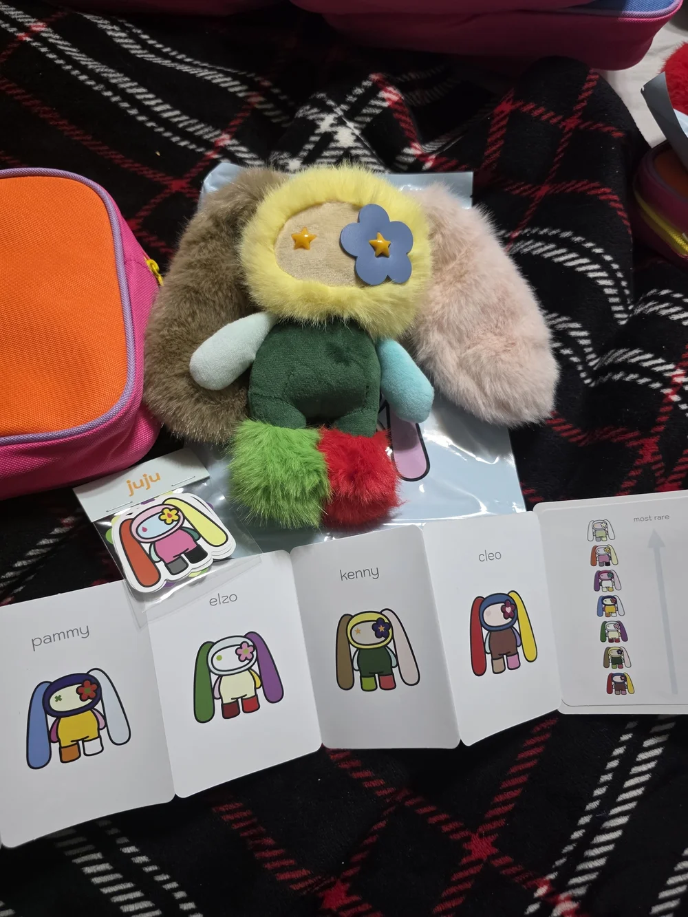 Juju Mismatched Kenny Plush Pendant